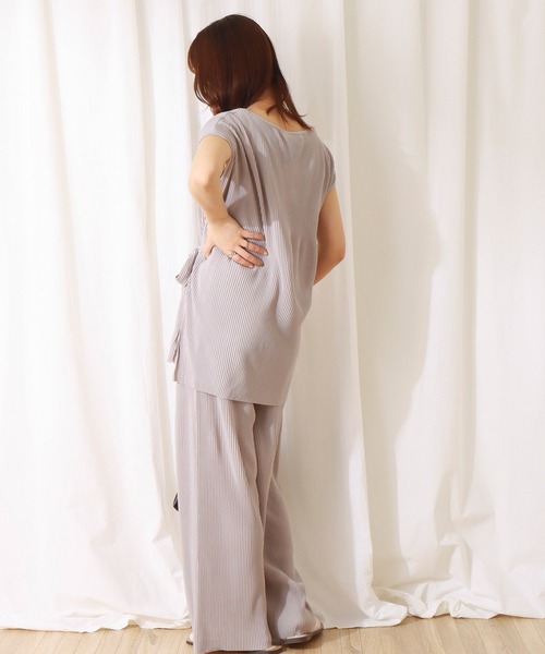 「libelle more」 セットアップ L モカ レディース_画像4