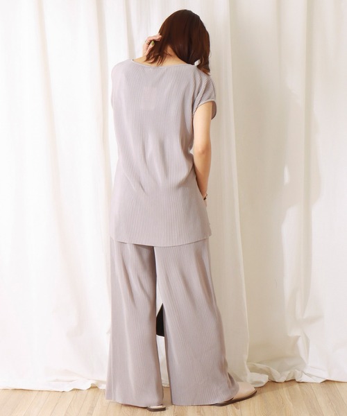 「libelle more」 セットアップ L モカ レディース_画像5