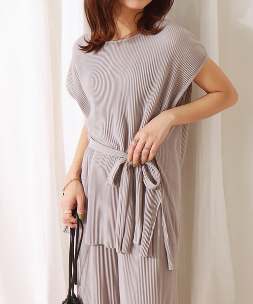 「libelle more」 セットアップ L モカ レディース_画像8