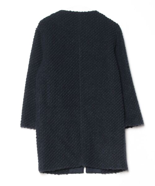 SLOBE IENA（スローブイエナ） ノーカラーコート FREE ネイビー