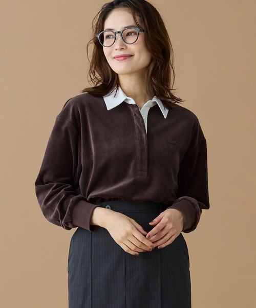LACOSTE（ラコステ） ポロシャツ ポロ ルーズシルエット サイド