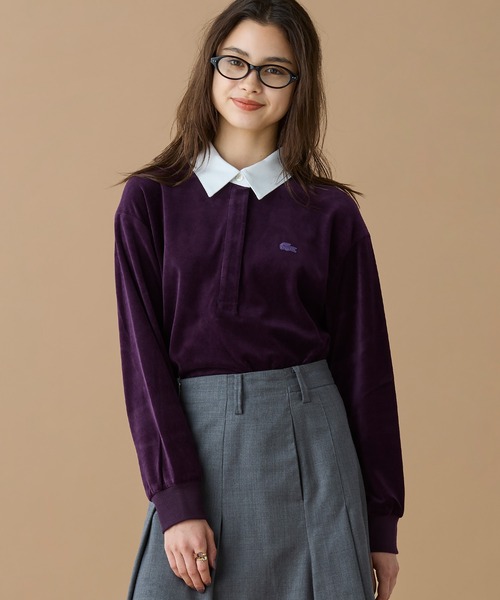 LACOSTE（ラコステ） ポロシャツ ポロ ルーズシルエット サイド