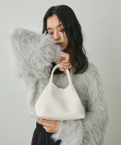 Lunea ハンドバッグ 2wayハンドバッグ/コーデュロイポーチ付き