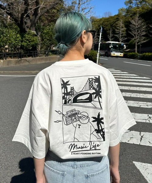 「CIAOPANIC TYPY」 半袖Tシャツ MEDIUM グリーン メンズ_画像6