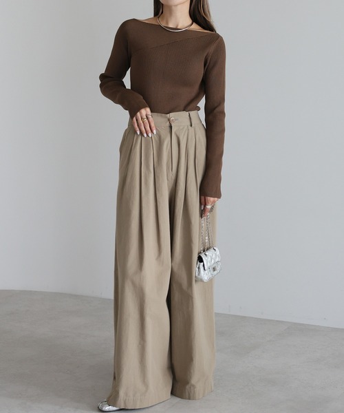 Bonjour Sagan（ボンジュールサガン） ニット セーター ボートネック