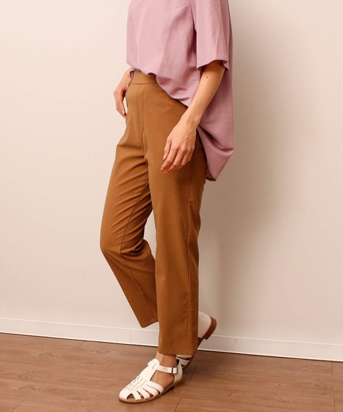 「MB mint breeze」 パンツ 3L ライトグレー レディース_画像2