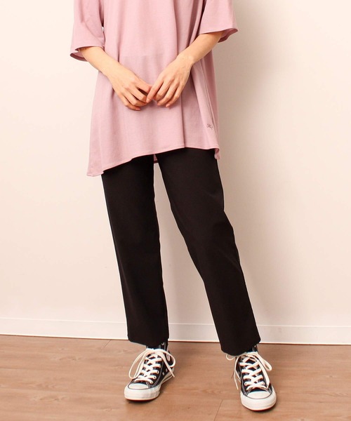 「MB mint breeze」 パンツ 3L ライトグレー レディース_画像4