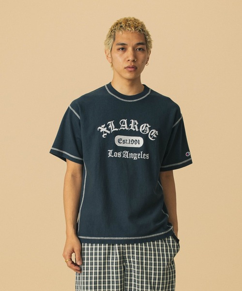 XLARGE（エクストラ ラージ） 半袖Tシャツ「championコラボ」 S