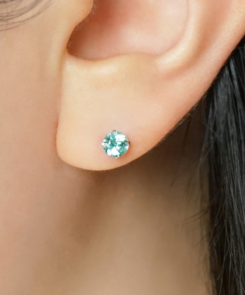 TAKE-UP（テイクアップ） ピアス 「 セカンドピアス」 Pt アパタイト