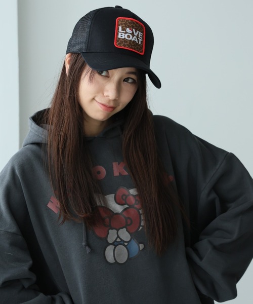 ラブボート メッシュキャップ キャップ 帽子 LOVEBOAT×KITTY アメリカ