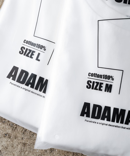 「ADAMASTE」 半袖Tシャツ LARGE ブラック メンズ_画像4