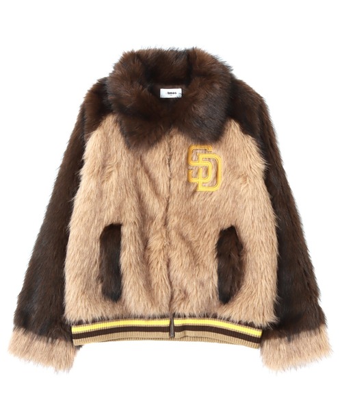 MLB コート アウター atmos pink MLB Faux Far Blouson / アトモス