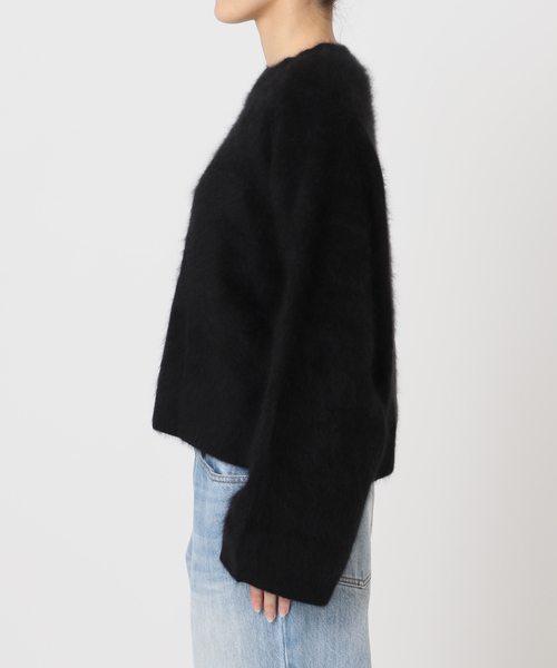 Plage Vネック ファーウールセーター M~Lサイズ相当 人気 極美品 Plage Vネック ファーウールセーター M~Lサイズ相当 人気 極美品