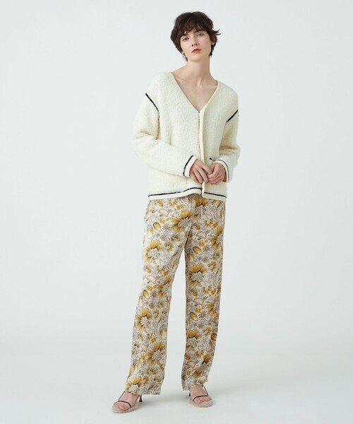 「SOULEIADO」 イージーパンツ 36 レッド系その他 レディース_画像2