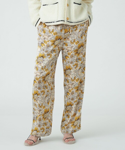 「SOULEIADO」 イージーパンツ 36 レッド系その他 レディース_画像3