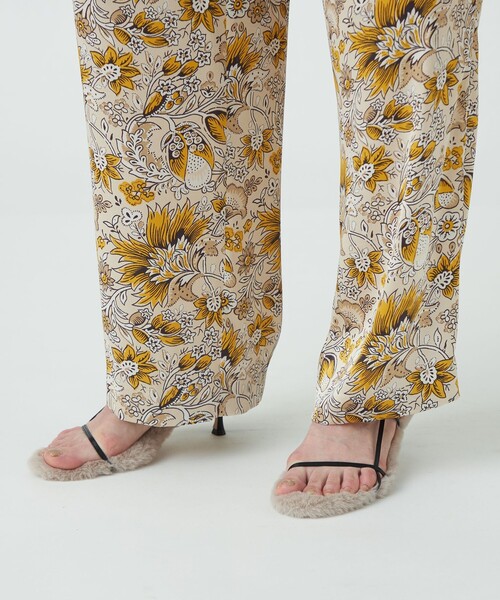 「SOULEIADO」 イージーパンツ 36 レッド系その他 レディース_画像9