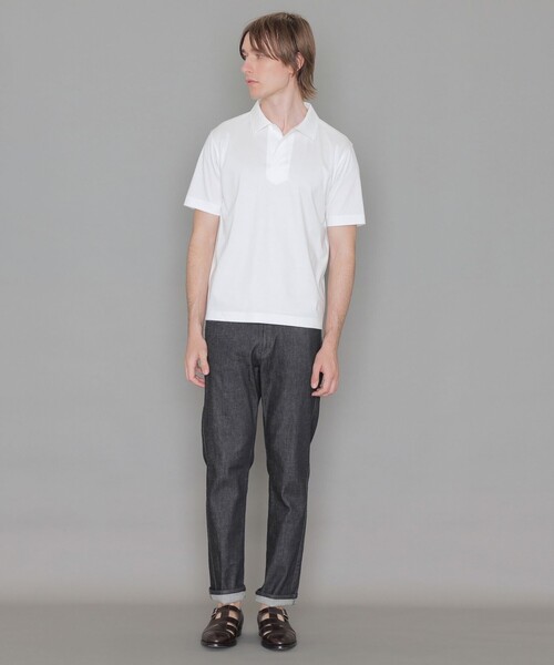 「MACKINTOSH LONDON」 半袖ポロシャツ M ダークネイビー メンズ_1