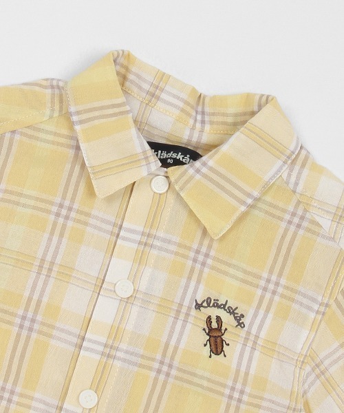 「kladskap」 「KIDS」半袖シャツ 110cm サックスブルー キッズ_画像5