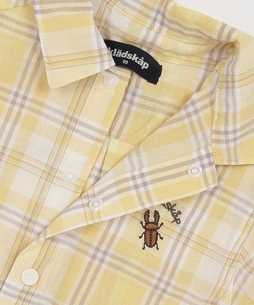 「kladskap」 「KIDS」半袖シャツ 110cm サックスブルー キッズ_画像6