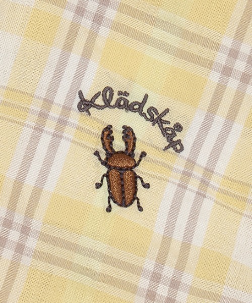「kladskap」 「KIDS」半袖シャツ 110cm サックスブルー キッズ_画像7