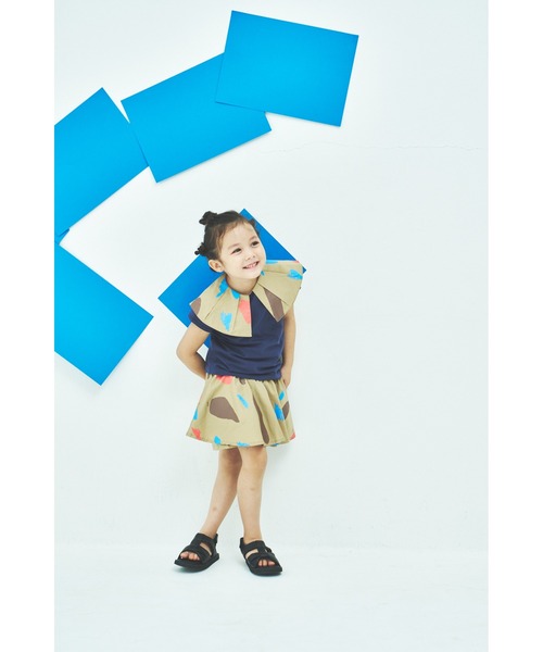 「maarook」 「KIDS」半袖カットソー 130cm ネイビー キッズ_画像4