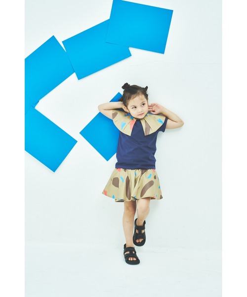 「maarook」 「KIDS」半袖カットソー 130cm ネイビー キッズ_画像5