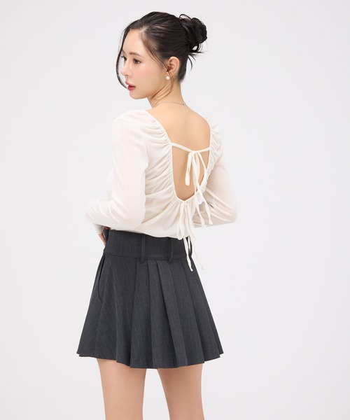 EIMY ISTOIRE（エイミーイストワール） スカート ボックスプリーツミニ