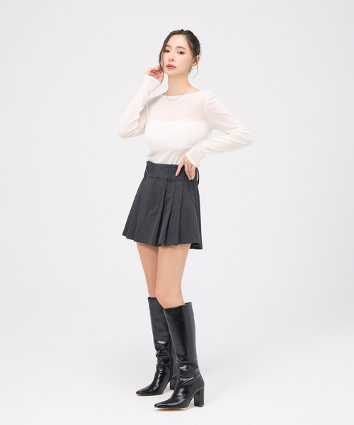 EIMY ISTOIRE（エイミーイストワール） スカート ボックスプリーツミニ