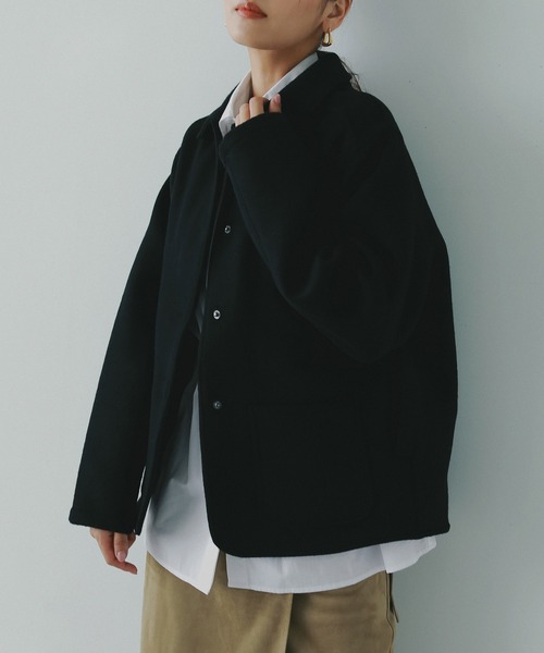 AJUGA.（アジュガ） ブルゾン アウター ウールショートジャケット