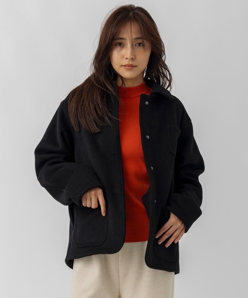 AJUGA.（アジュガ） ブルゾン アウター ウールショートジャケット