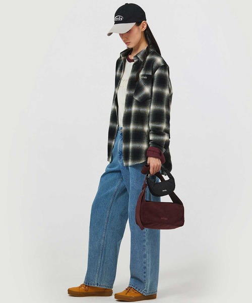 emis ショルダーバッグ バッグ WIDE STRAP HOBO BAG レディース メンズ