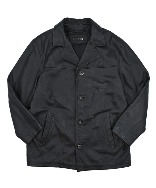 GUESS（ゲス） 革ジャン ライダース 「USED」GUESS カーコート レザー