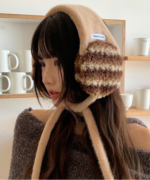 耳当て イヤーマフ ボーダーイヤーマフ レディース : ZOZOTOWN Yahoo