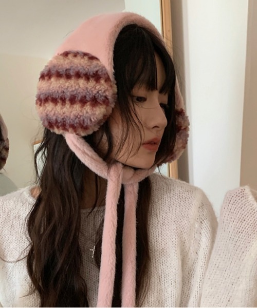 耳当て イヤーマフ ボーダーイヤーマフ レディース : ZOZOTOWN Yahoo