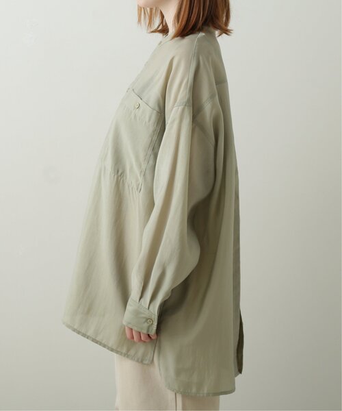 「DOUBLE NAME」 長袖ブラウス FREE キナリ レディース_画像3