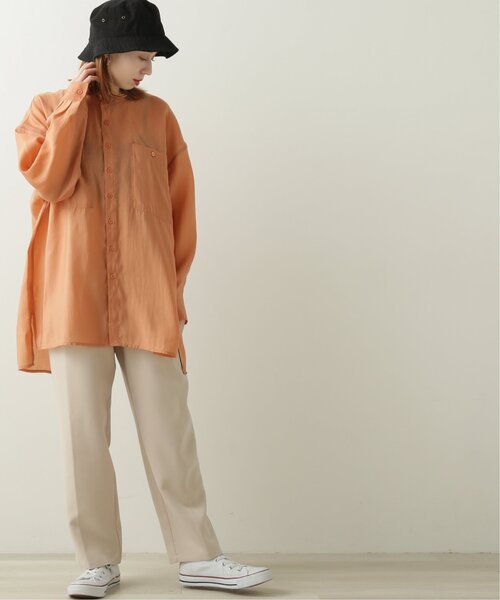 「DOUBLE NAME」 長袖ブラウス FREE キナリ レディース_画像6