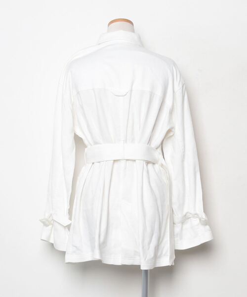 「LOVELESS」 長袖チュニック 36 オフホワイト レディース_画像2