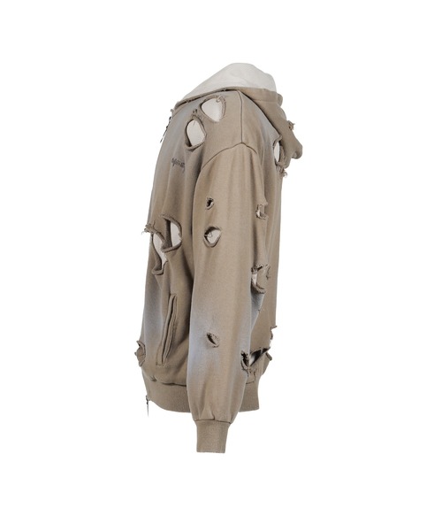 JUN/NAKAYAMA（ジュンナカヤマ） パーカー THERMAL LAYERED ZIP HOODIE