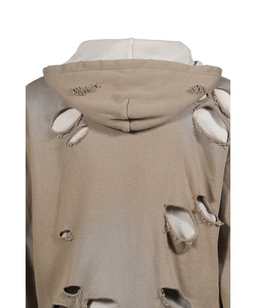 JUN/NAKAYAMA（ジュンナカヤマ） パーカー THERMAL LAYERED ZIP HOODIE