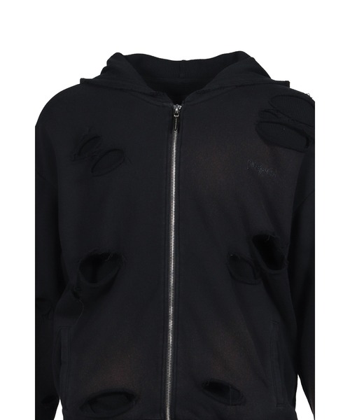 JUN/NAKAYAMA（ジュンナカヤマ） パーカー THERMAL LAYERED ZIP HOODIE