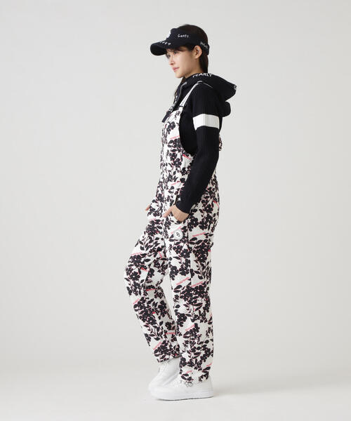 サロペット オーバーオール 「PEARLY GATES」ＮｙストレッチＢＩＧリップストップ　ストリート花柄 レディースの画像