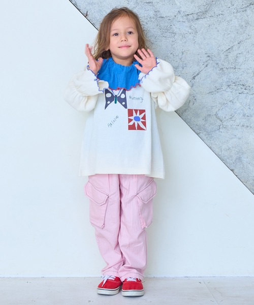 MARKEY'S（マーキーズ） tシャツ スモッキングスリーブワッフル