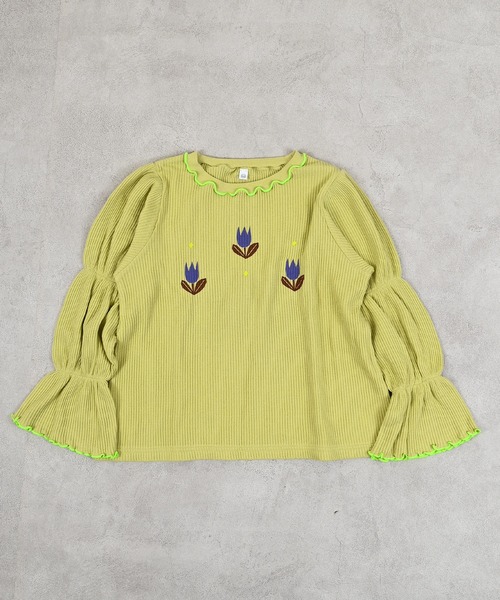 MARKEY'S（マーキーズ） tシャツ スモッキングスリーブワッフル