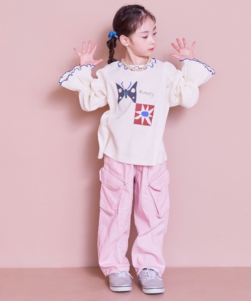 MARKEY'S（マーキーズ） tシャツ スモッキングスリーブワッフル