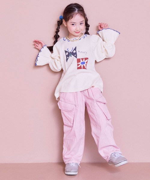 MARKEY'S（マーキーズ） tシャツ スモッキングスリーブワッフル