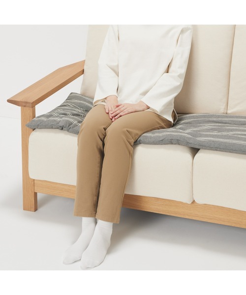 無印良品（MUJI） クッション クッションカバー 綿洗いざらしシート