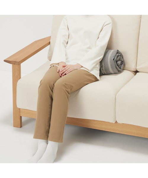 美品 無印良品 MUJI 良品計画 オットマン クッション、カバー、脚付き 無印良品（MUJI） クッション クッションカバー 綿洗いざらしシート