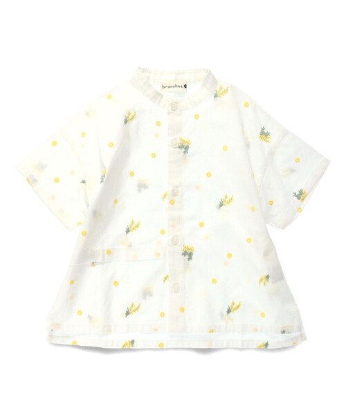「branshes」 「KIDS」半袖ブラウス 130 オフホワイト キッズ_画像2