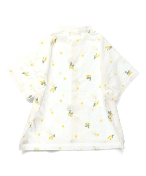 「branshes」 「KIDS」半袖ブラウス 130 オフホワイト キッズ_画像4