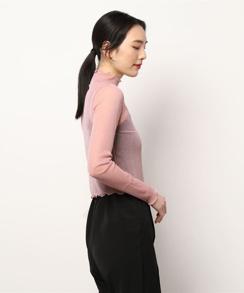 [TINA:JOJUN] трикотажный джемпер с длинным рукавом M бежевый женский 